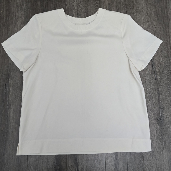 Orvis Tops - Orvis 100% Silk Blouse Cream Lux Business Basic Size Medium